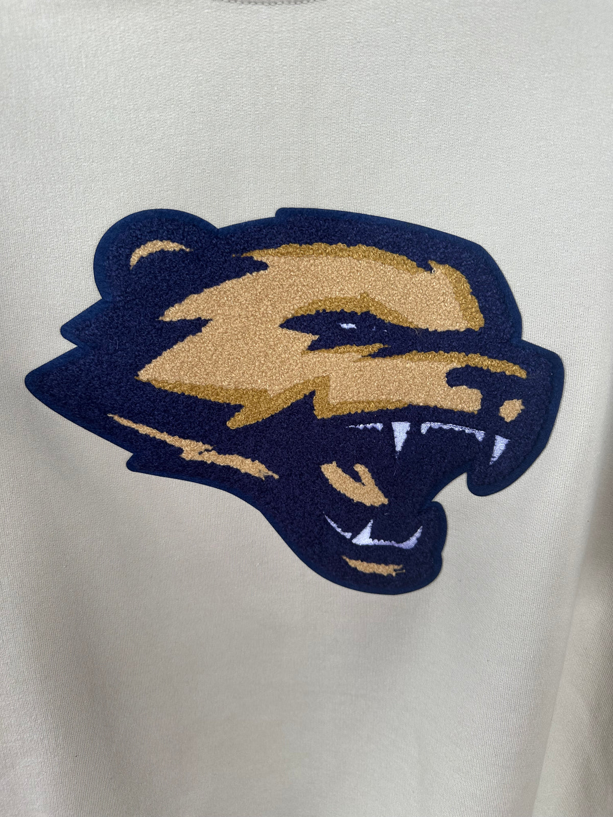 Midway Wolverines Mascot Chenille Patch Sweatshirt