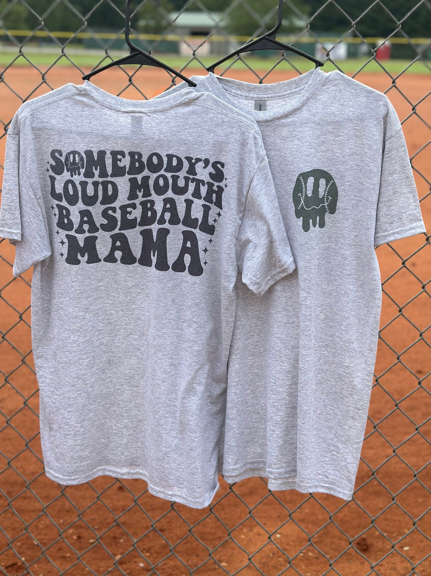 Loud Mouth Baseball Mama Shirt