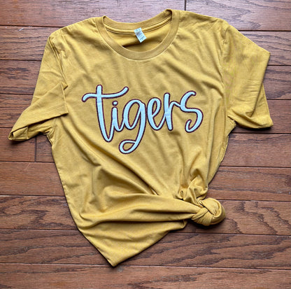 Tigers Script Spirit Shirt