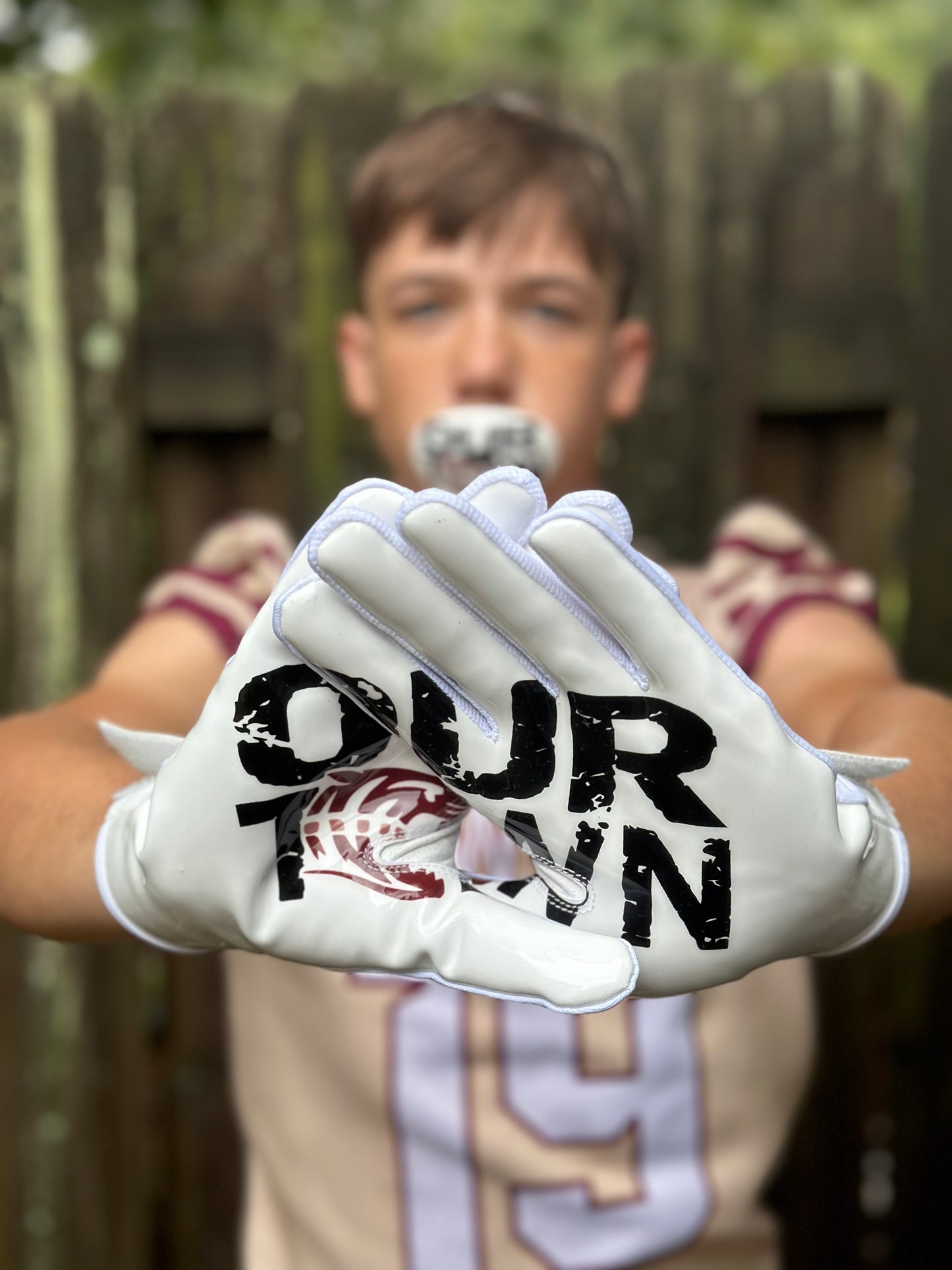 Our Town Football Receiver Gloves