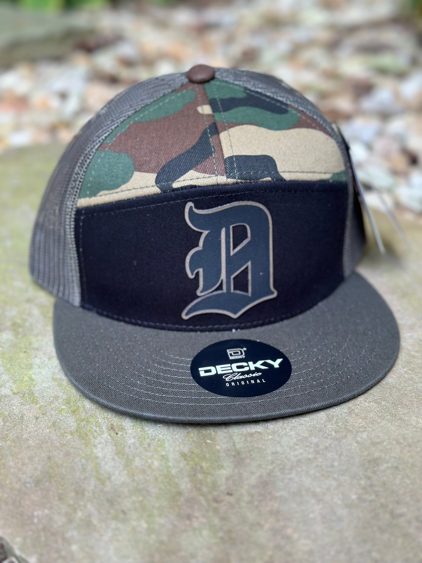 Men’s Dawson D Leather Patch Hat