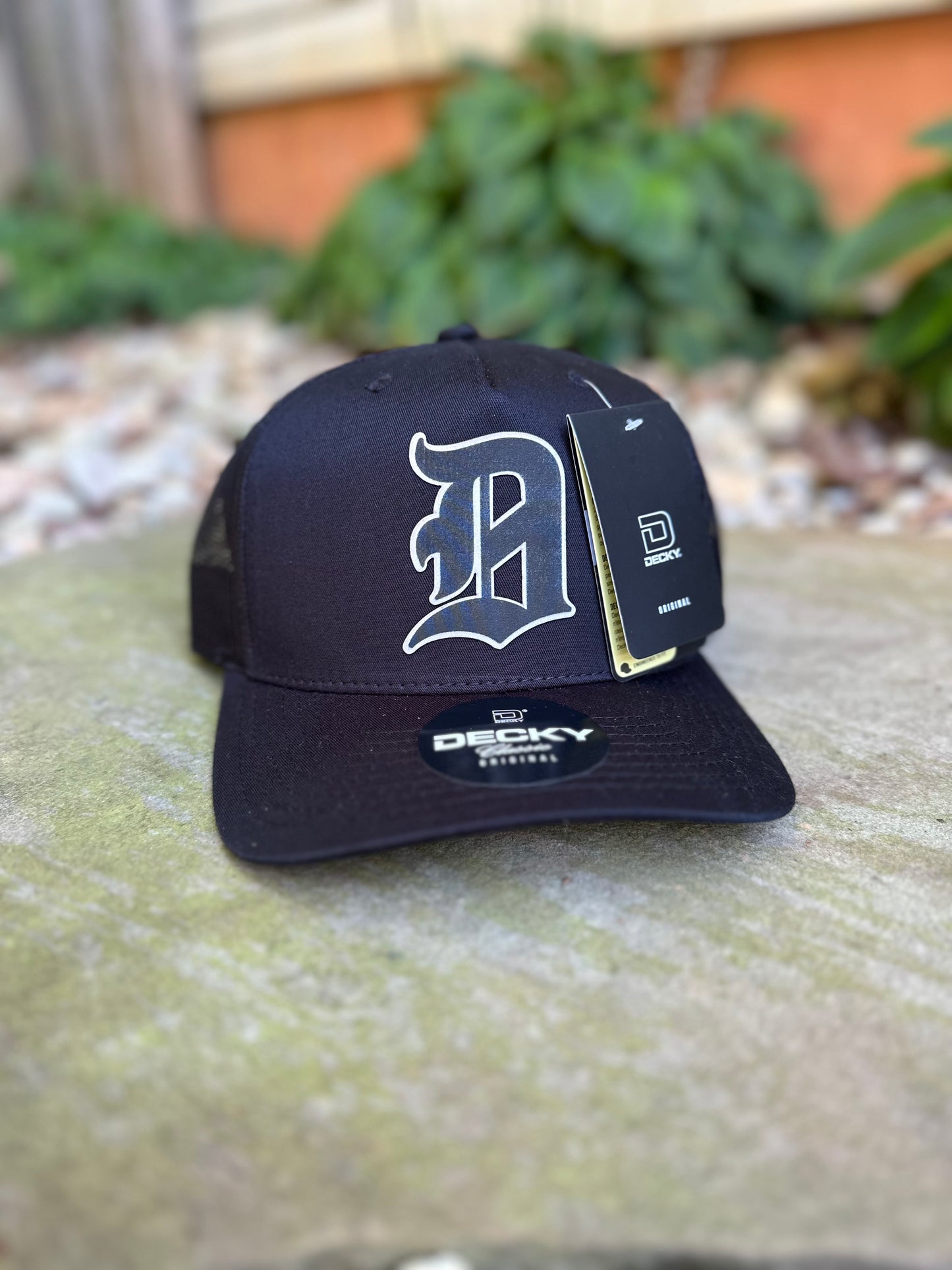 Men’s Dawson D Leather Patch Hat