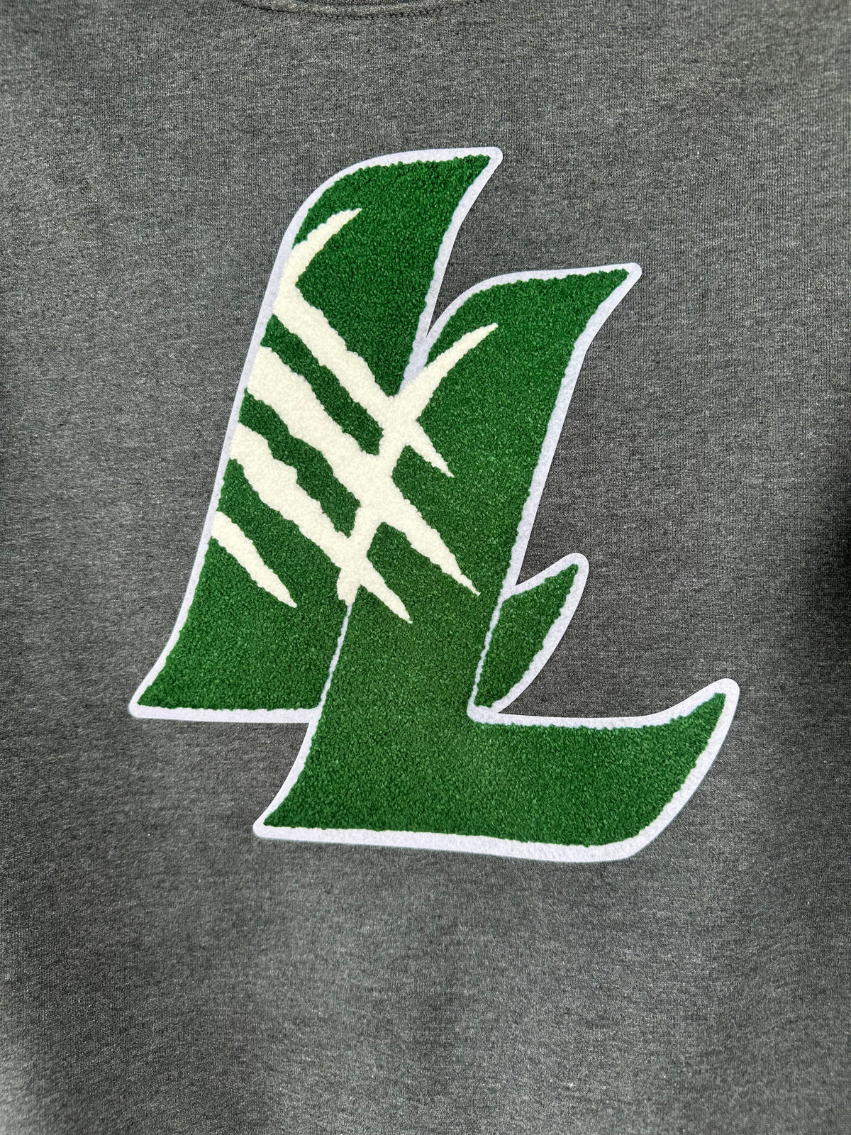 Lanier Lions Chenille Patch Sweatshirt