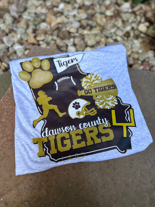 Dawson County Tigers Football Shirt