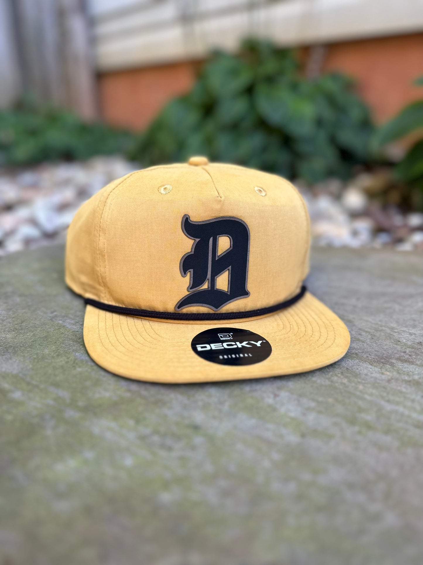 Men’s Dawson D Leather Patch Hat