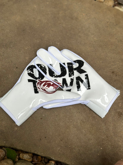 Our Town Football Receiver Gloves