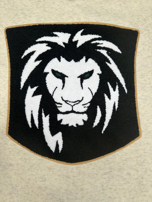Lanier Lions Shield Chenille Patch Sweatshirt