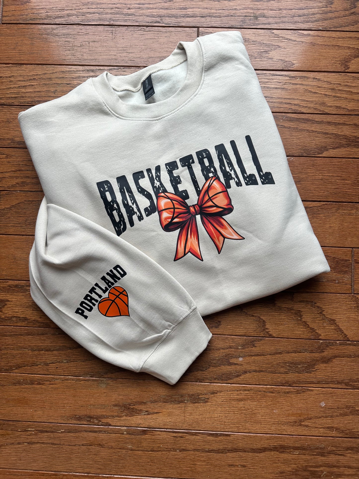 Customized Basketball Bow Shirt