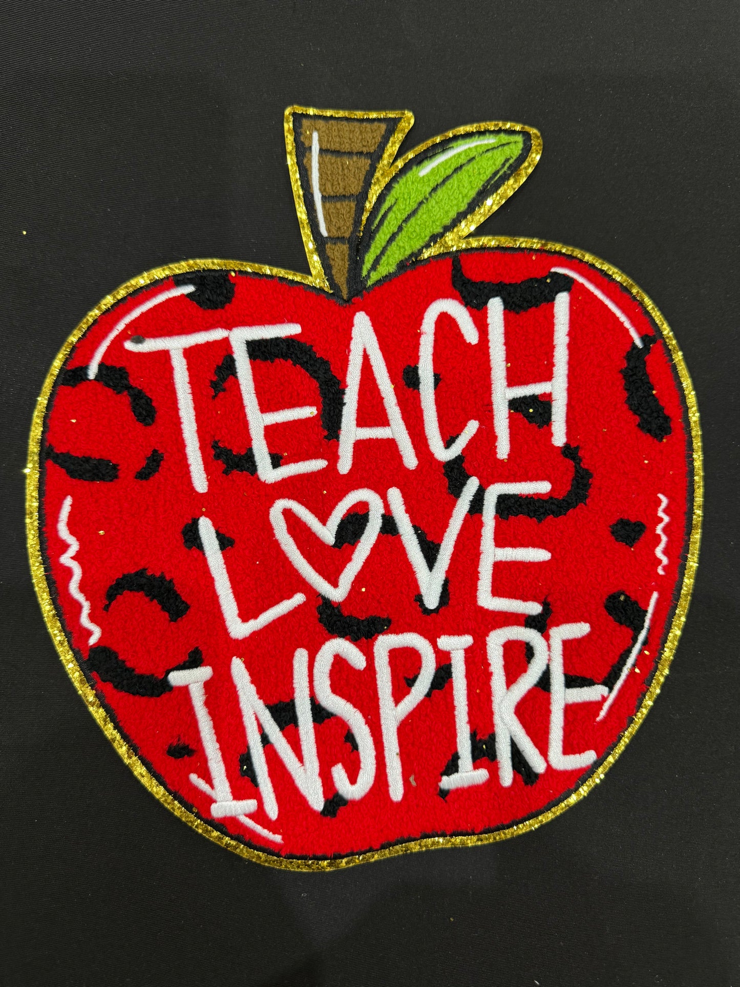 Teach Love Inspire Chenille Patch Sweatshirt