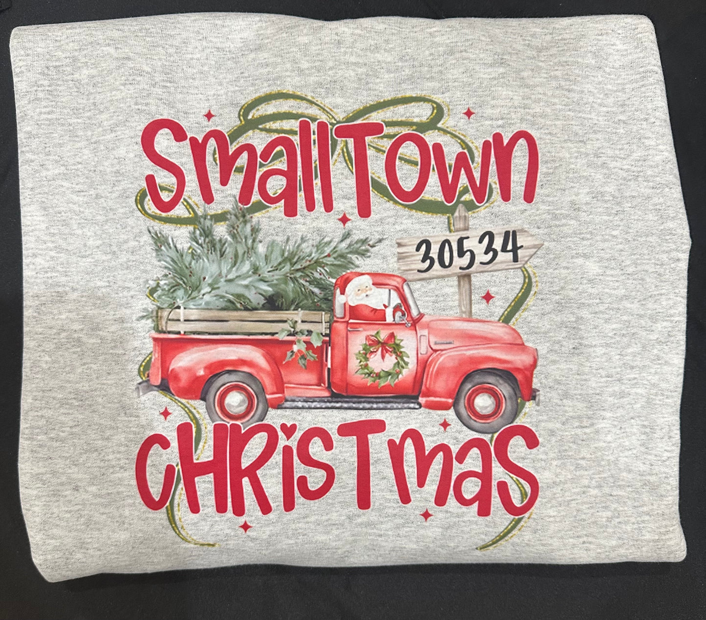 Small Town Christmas Santa Shirt
