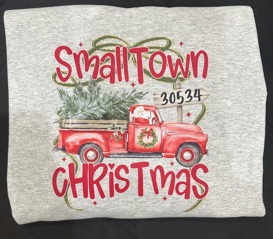 Small Town Christmas Santa Shirt