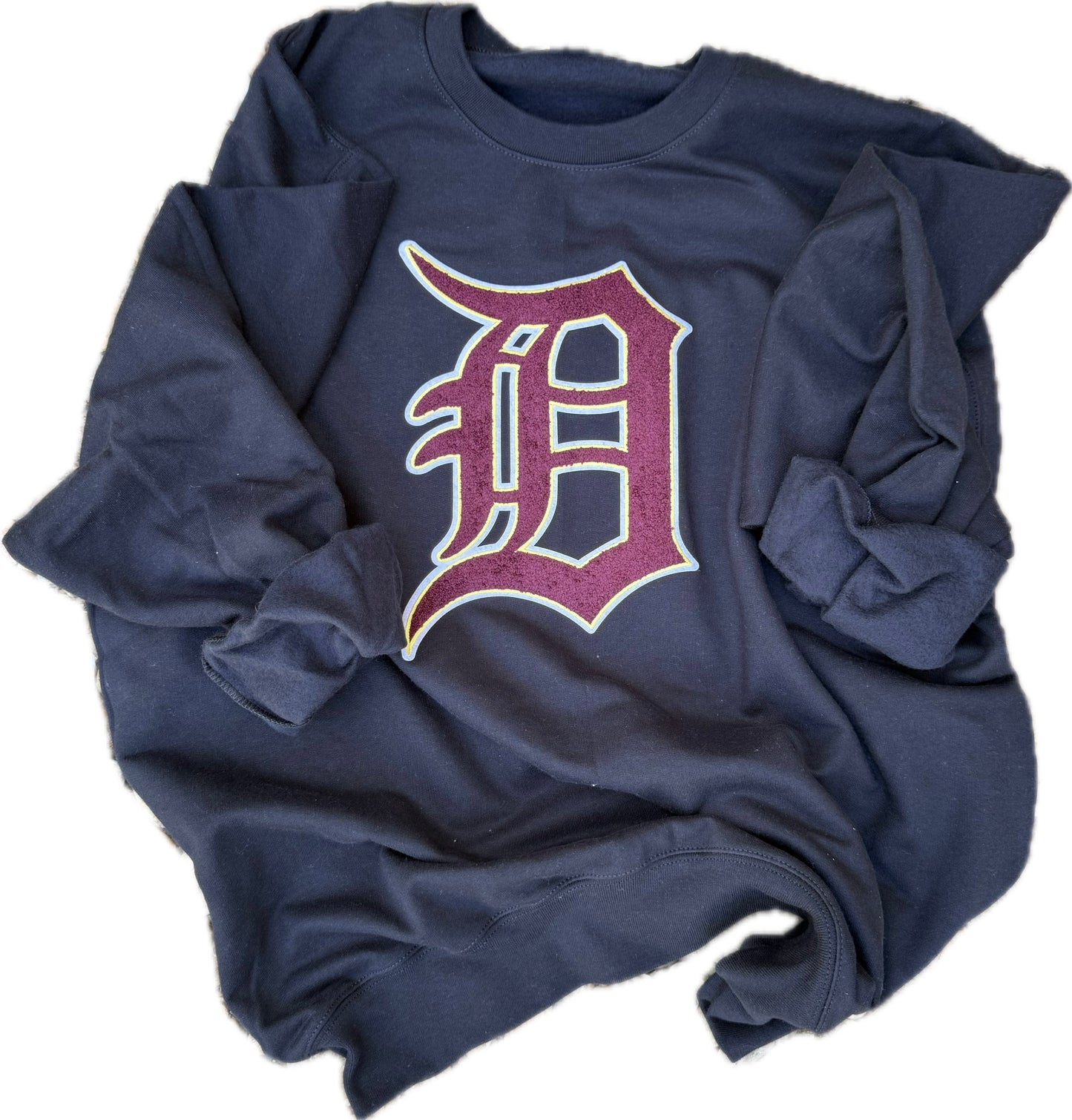 Dawson D-Logo Chenille Patch Sweatshirt