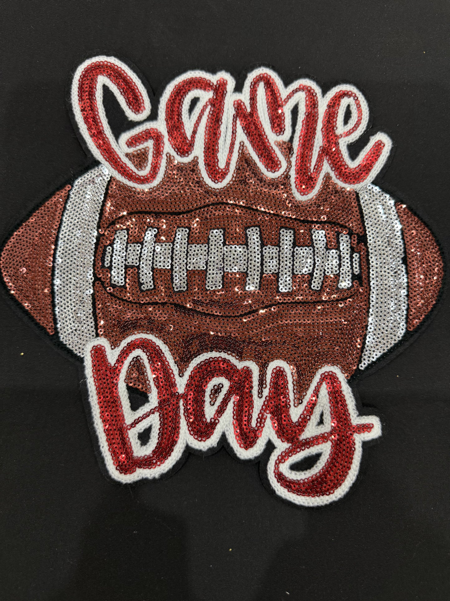 Game Day Sequin Patch Sweatshirt