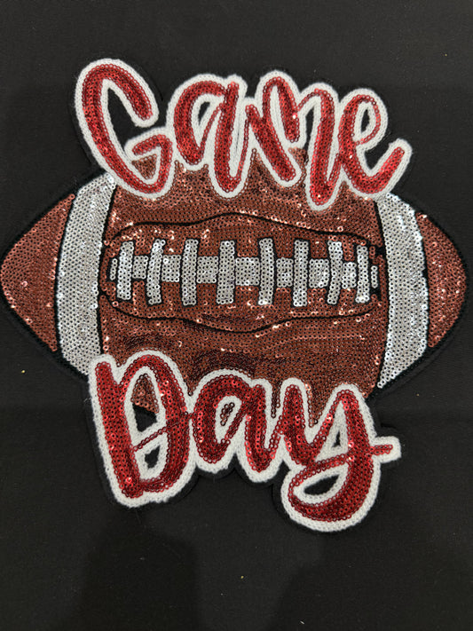 Game Day Sequin Patch Sweatshirt