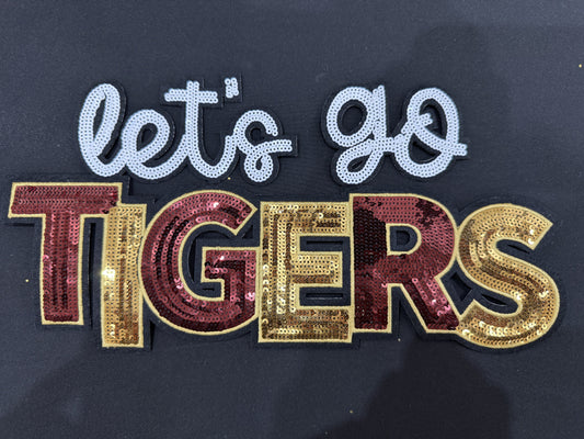 Let’s Go Tigers Sequin Patch Sweatshirt