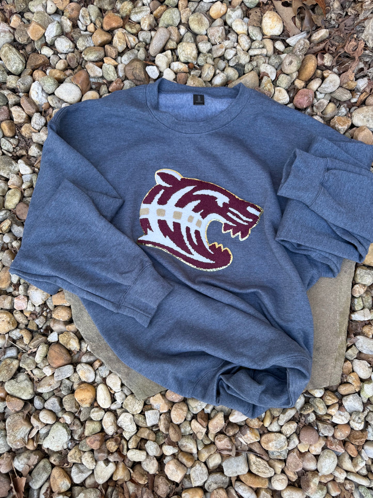 Dawson Tiger Chenille Patch Sweatshirt