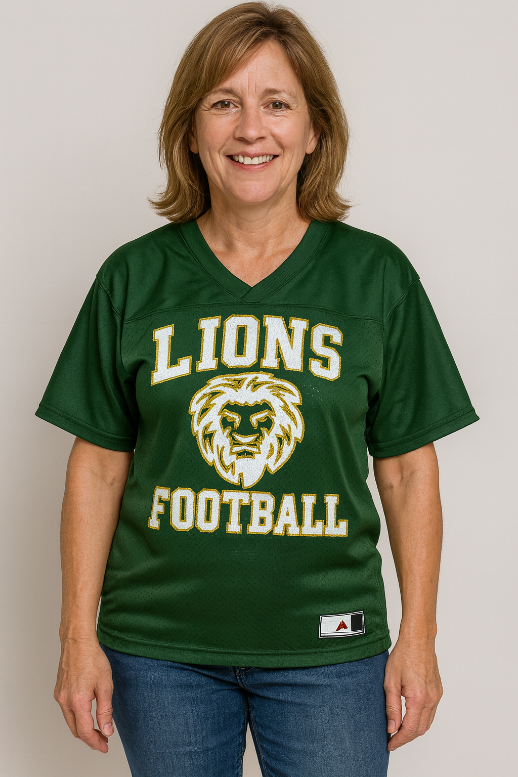 Lanier Lions Football Mom Jersey - Customizable